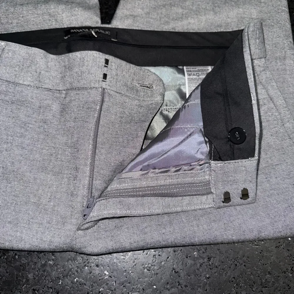 UEC Banana Republic GREY Sloan Dress PANTS SZ 10